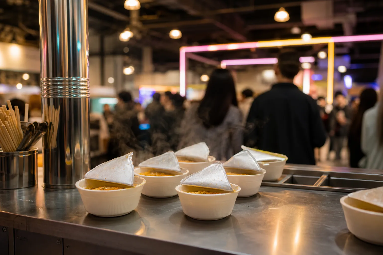 Han River Ramen Station at 2026 K-EXPO USA LA visitor experience concept