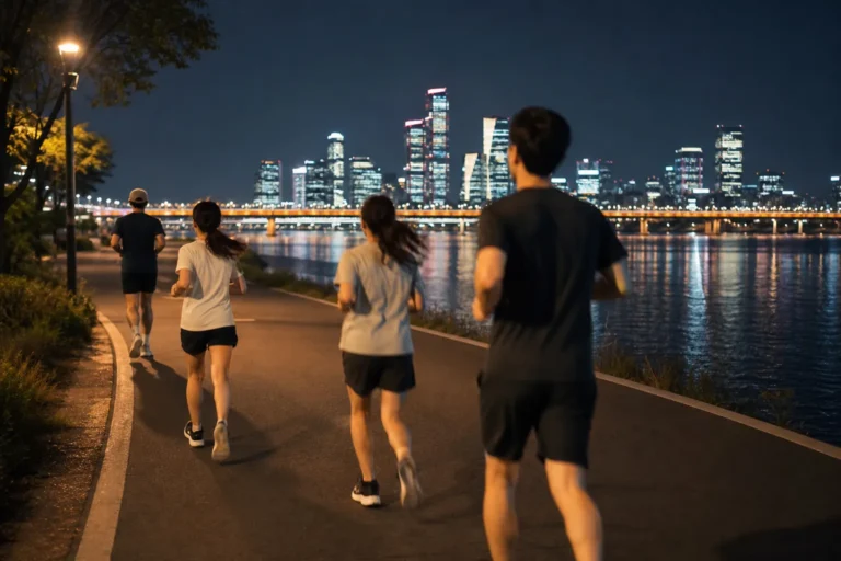 Han River Running Guide 7979 Seoul Running Crew night route