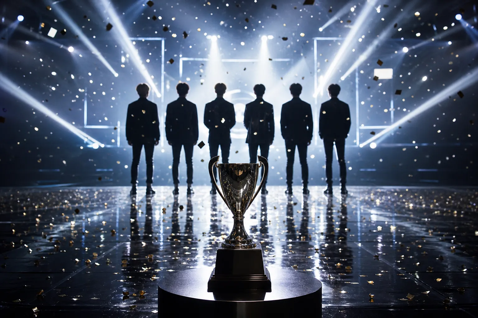 BOYNEXTDOOR VIRAL Wins First Music Bank Trophy With 14,877 K-Chart Points stage concept