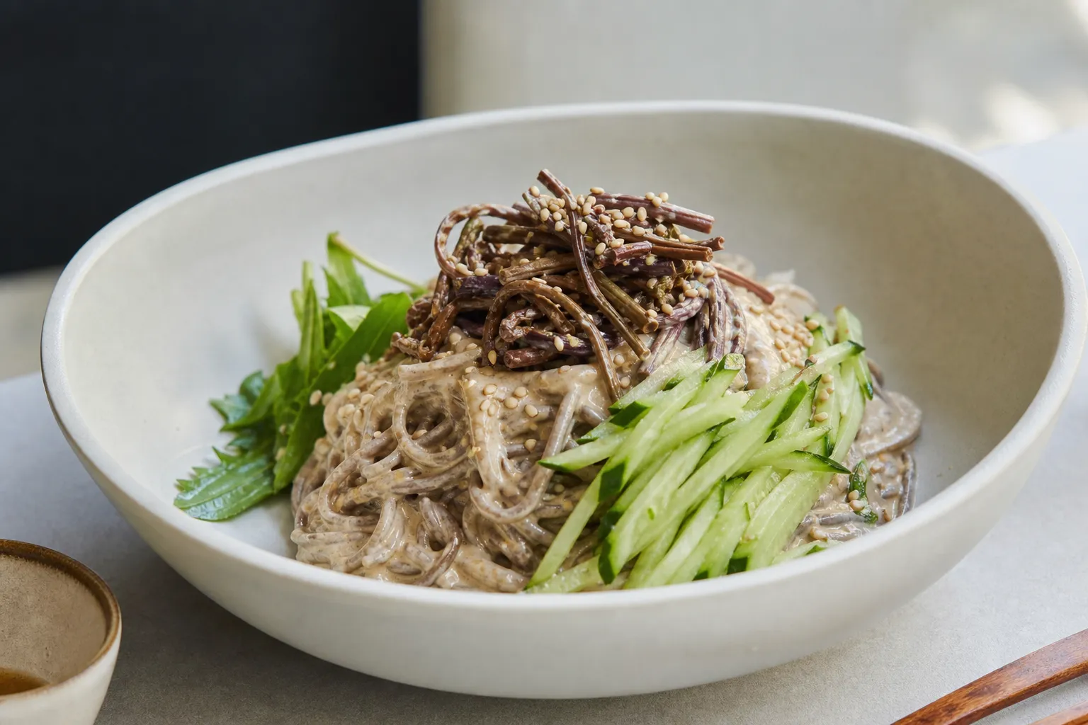 Gosari Express Sindang gosari perilla bibim noodles vegan bowl