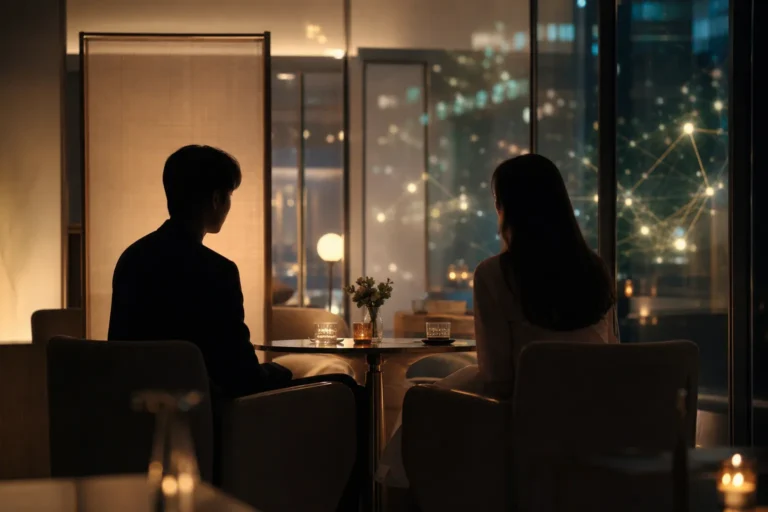 Stand Bi Me on Wavve Episodes 1 and 2 AI-matched dates concept