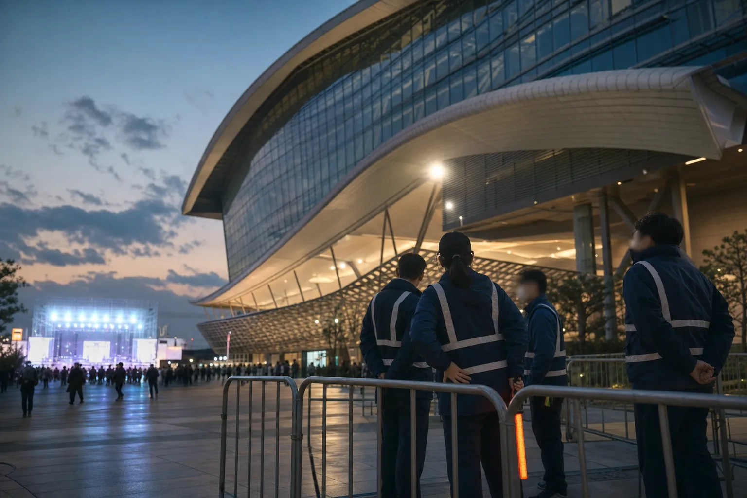 Busan Public Worker Mobilization Plan Reversed After BTS Concert Staffing Backlash stage concept