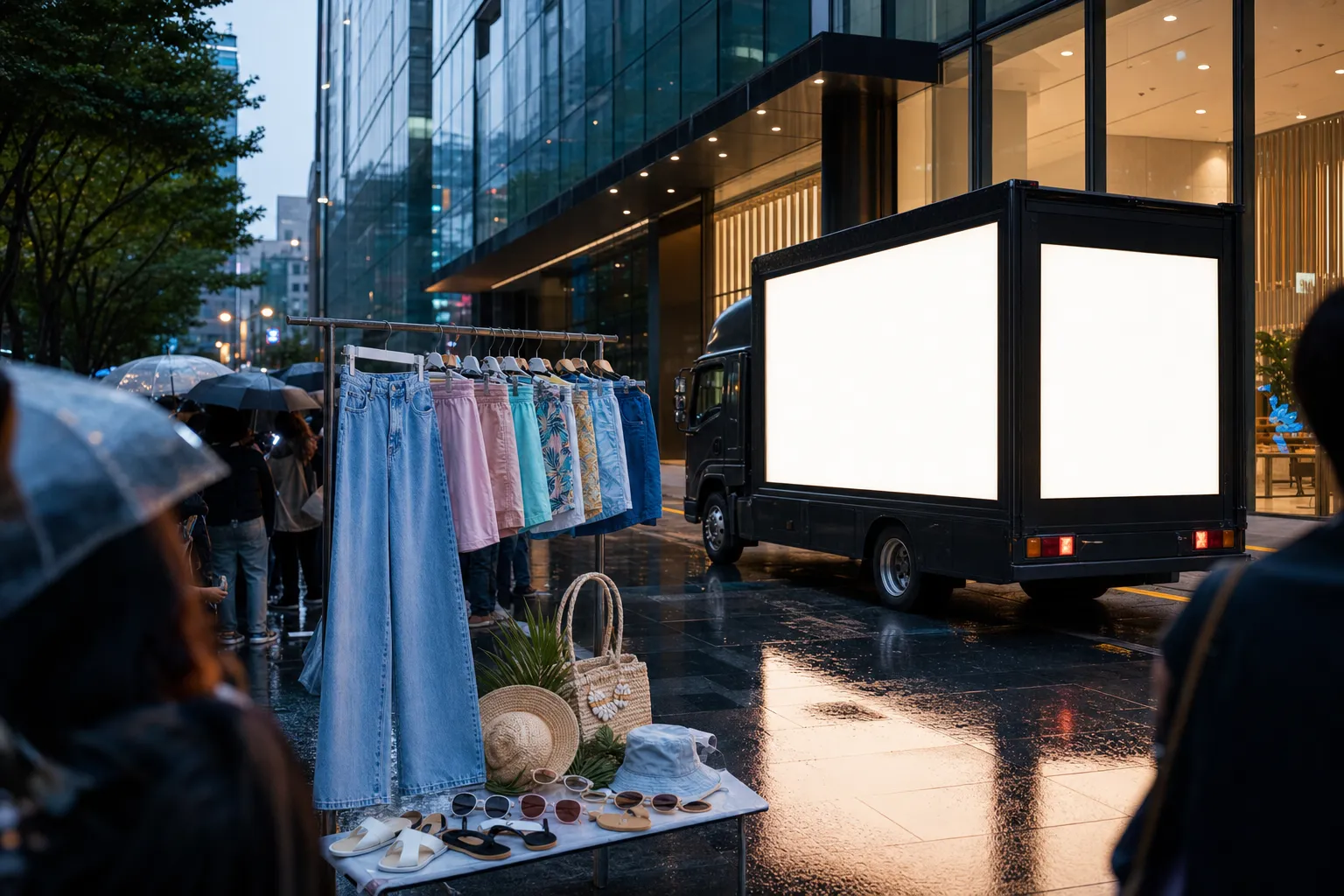 Carmen Long Pants Controversy Prompts Protest Trucks at SM Headquarters stage concept