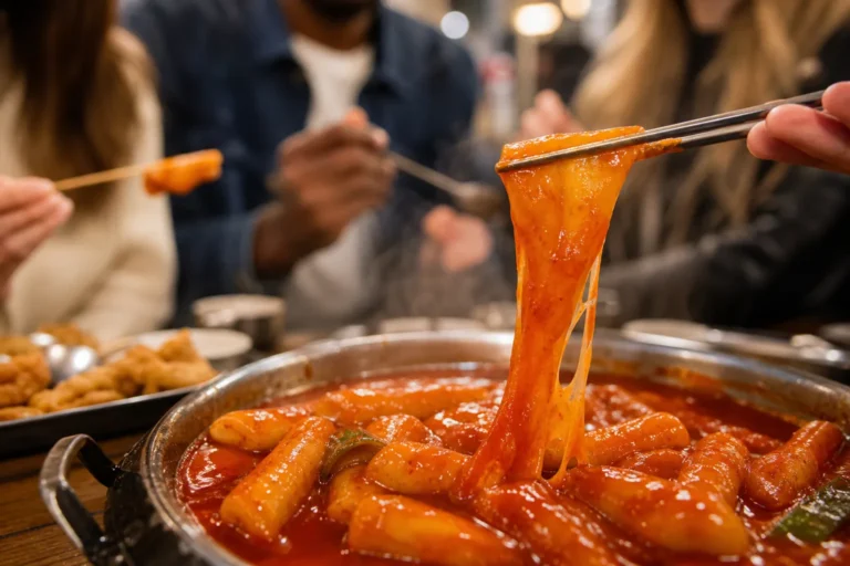 Tteokbokki Texture Guide chewy bite Tteokbokki Challenge trend