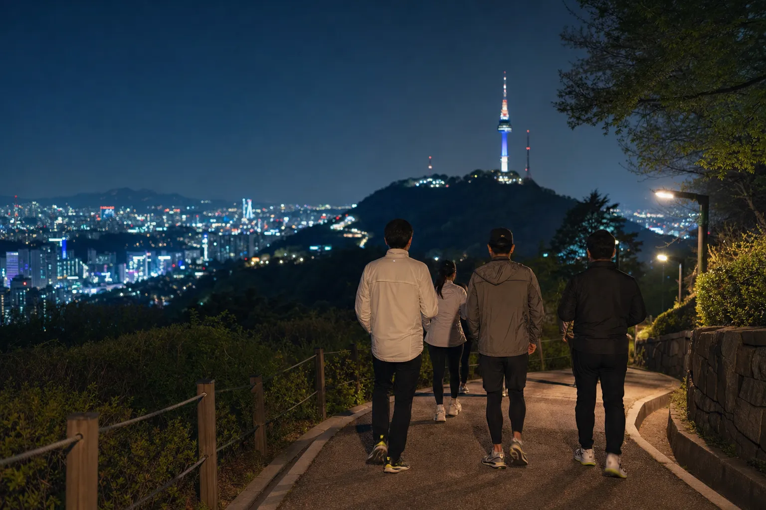 Namsan 6km Night Walk Guide 2026 N Seoul Tower Night Walk route Seoul