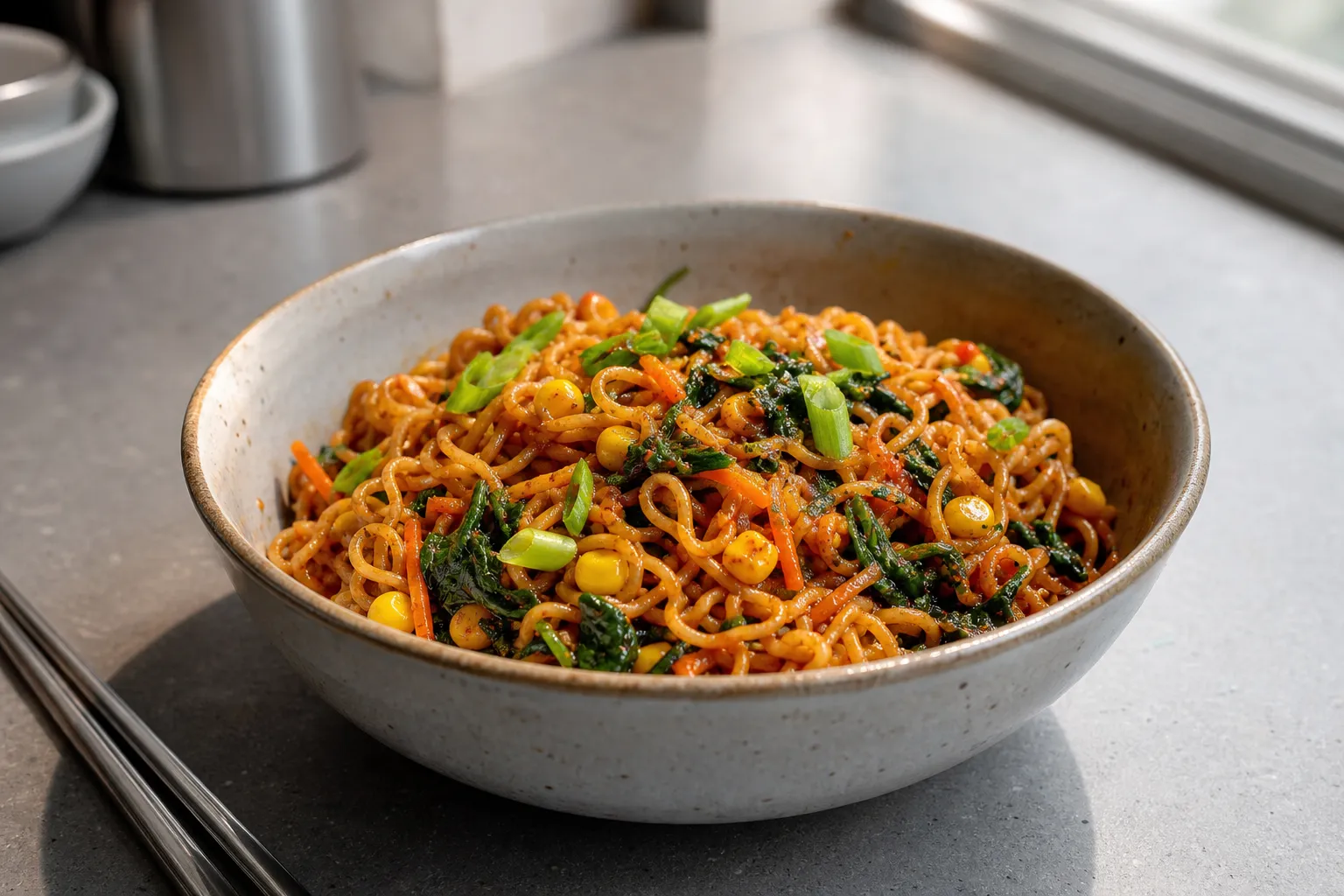Kenyan spice ramen Kenya K-ramen dry-style cooking trend