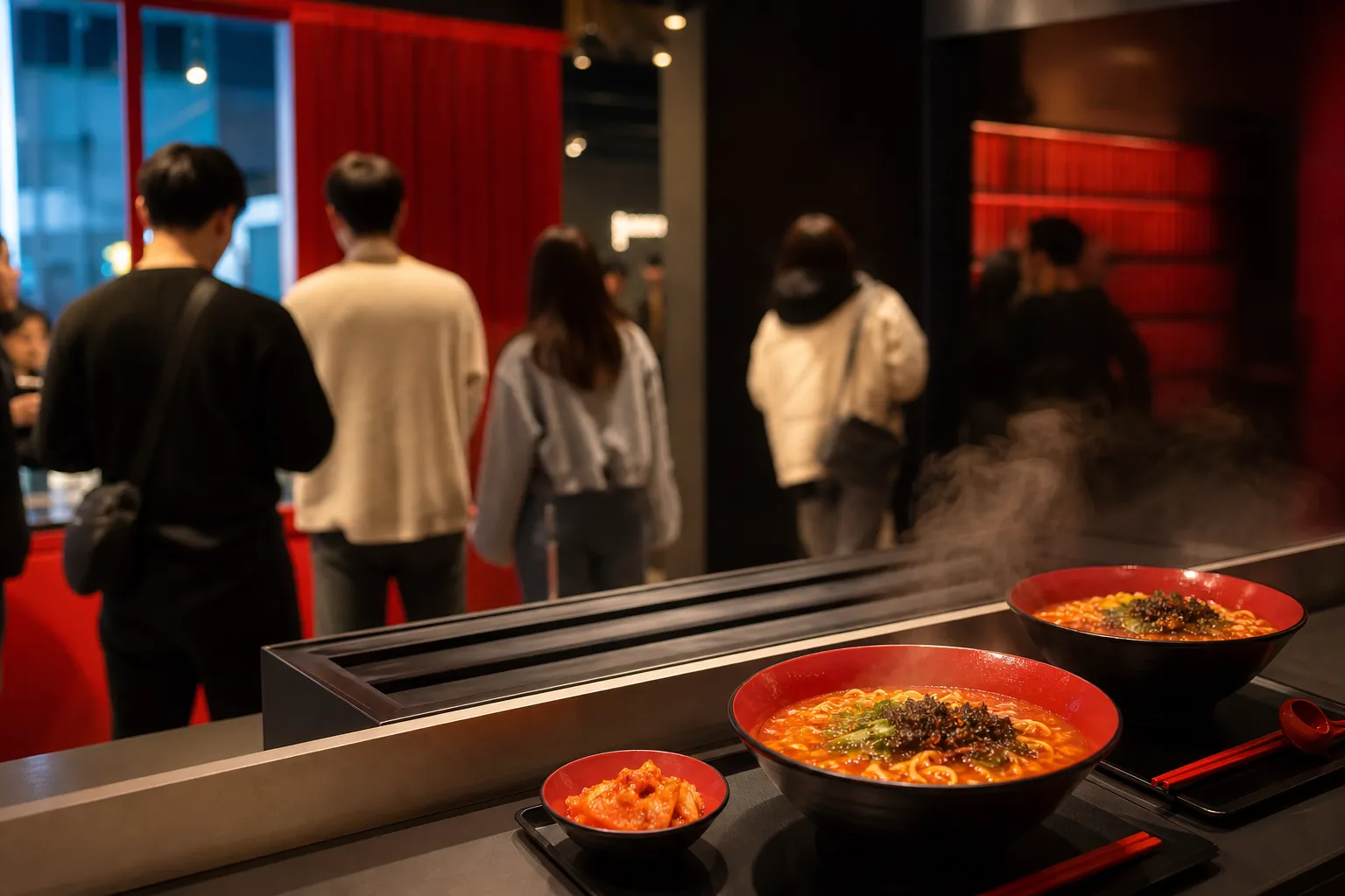 Seongsu Shin Ramyun Pop-Up Guide Shin Ramyun Bunsik concept in Seoul