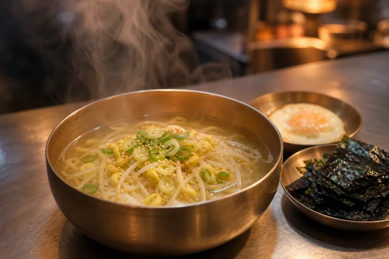 Nambu Market kongnamul gukbap Jeonju comfort food bowl