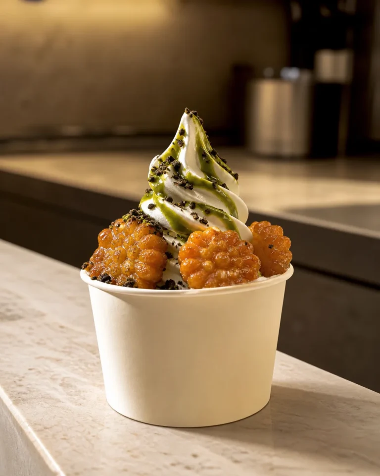 Burger King Yakgwa Ice Cream Golden Piece Seoul dessert trend