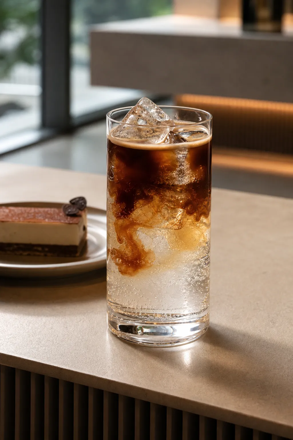 Kurarie coffee tonic at Kurarie Apgujeong cafe concept