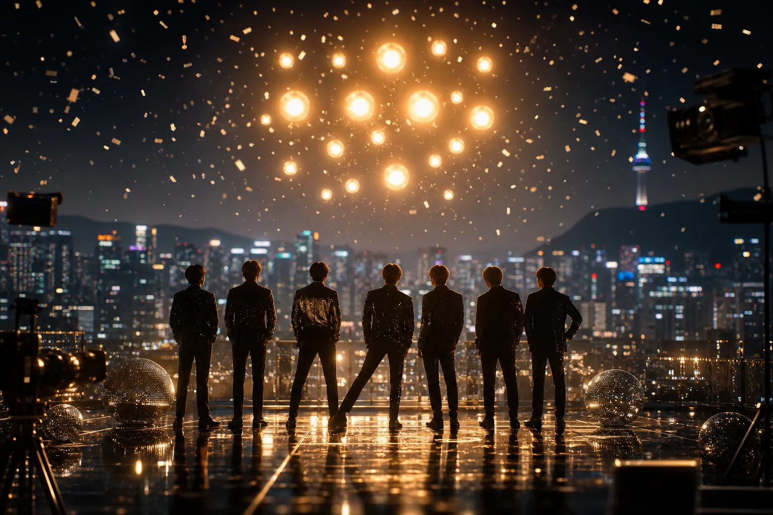 Dynamite Reaches 2.1 Billion Views, Setting New BTS Music Video Record stage concept