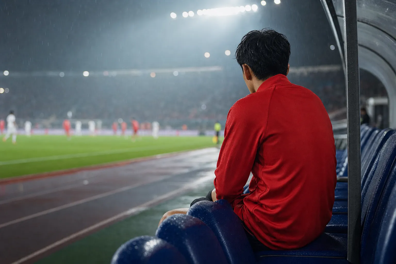Son Heung-min bench Korea South Africa loss concept