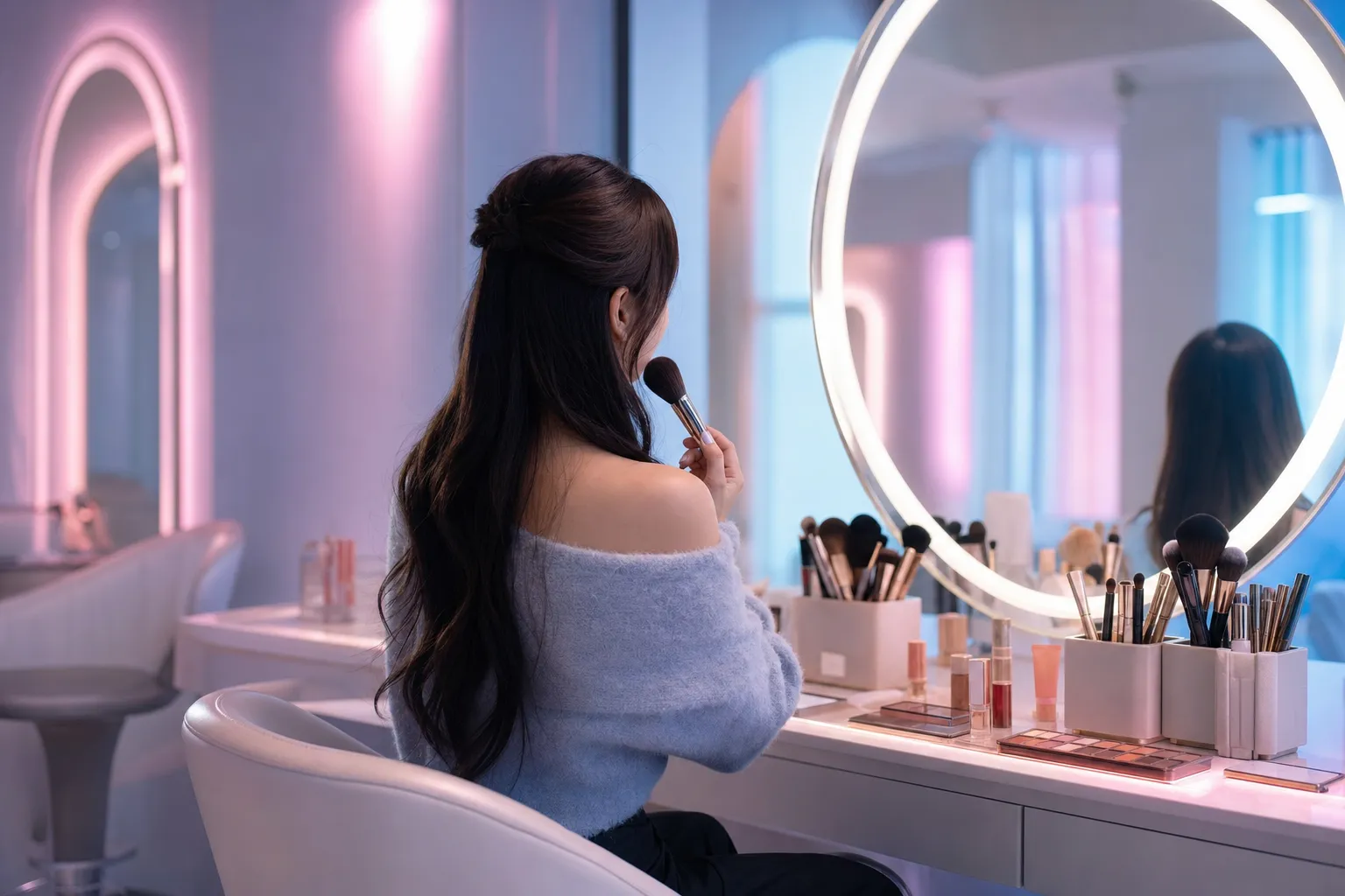 HiKR Ground Idol Makeup Guide 2026 KBF Beauty House Experience Seoul beauty trend
