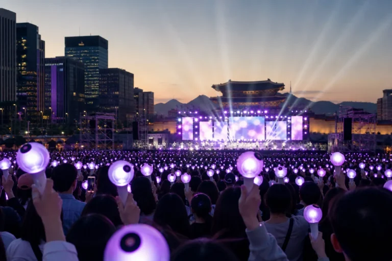 BTS Comeback Tourism Guide Seoul Gwanghwamun stage concept