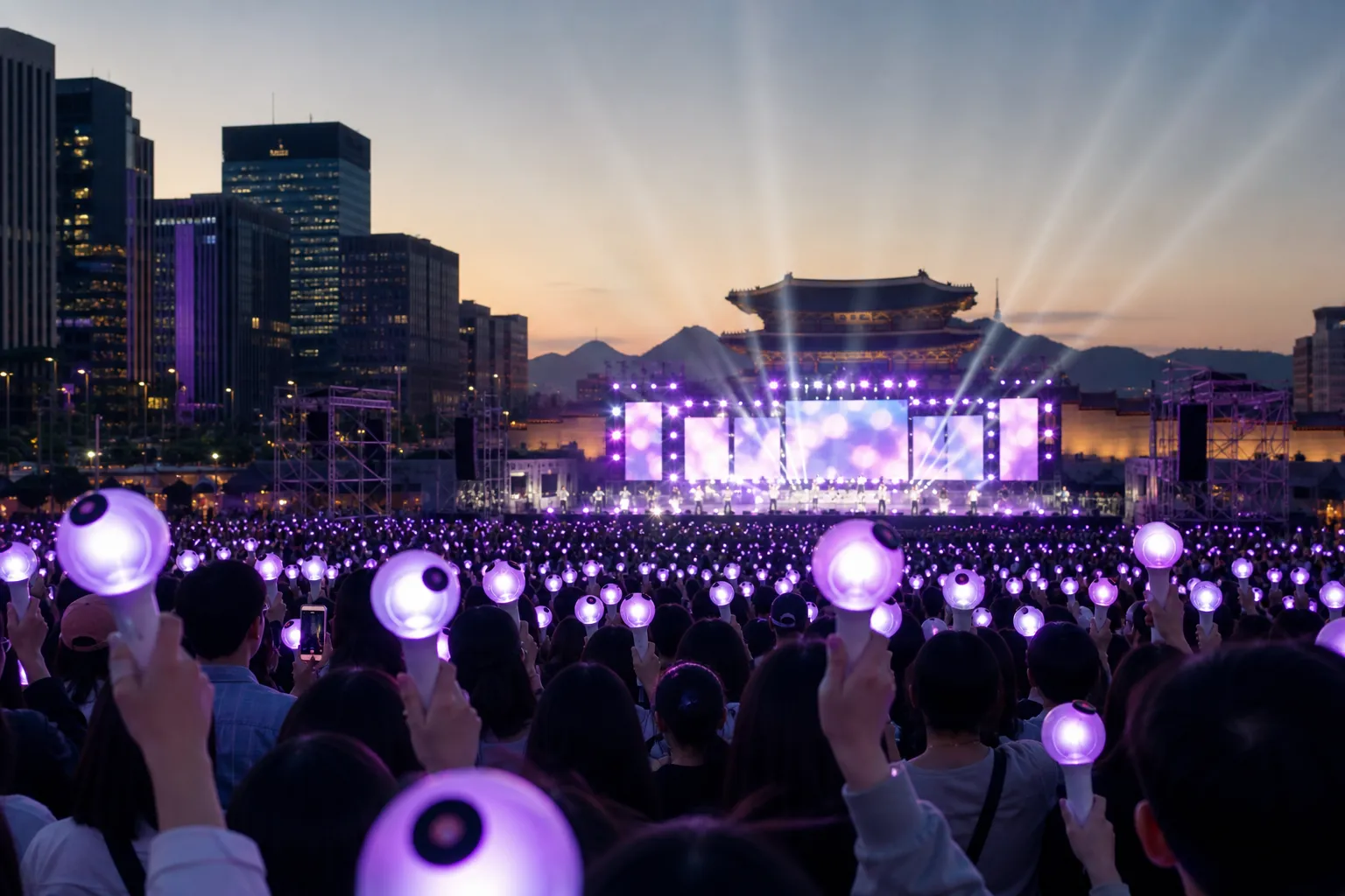 BTS Comeback Tourism Guide Seoul Gwanghwamun stage concept