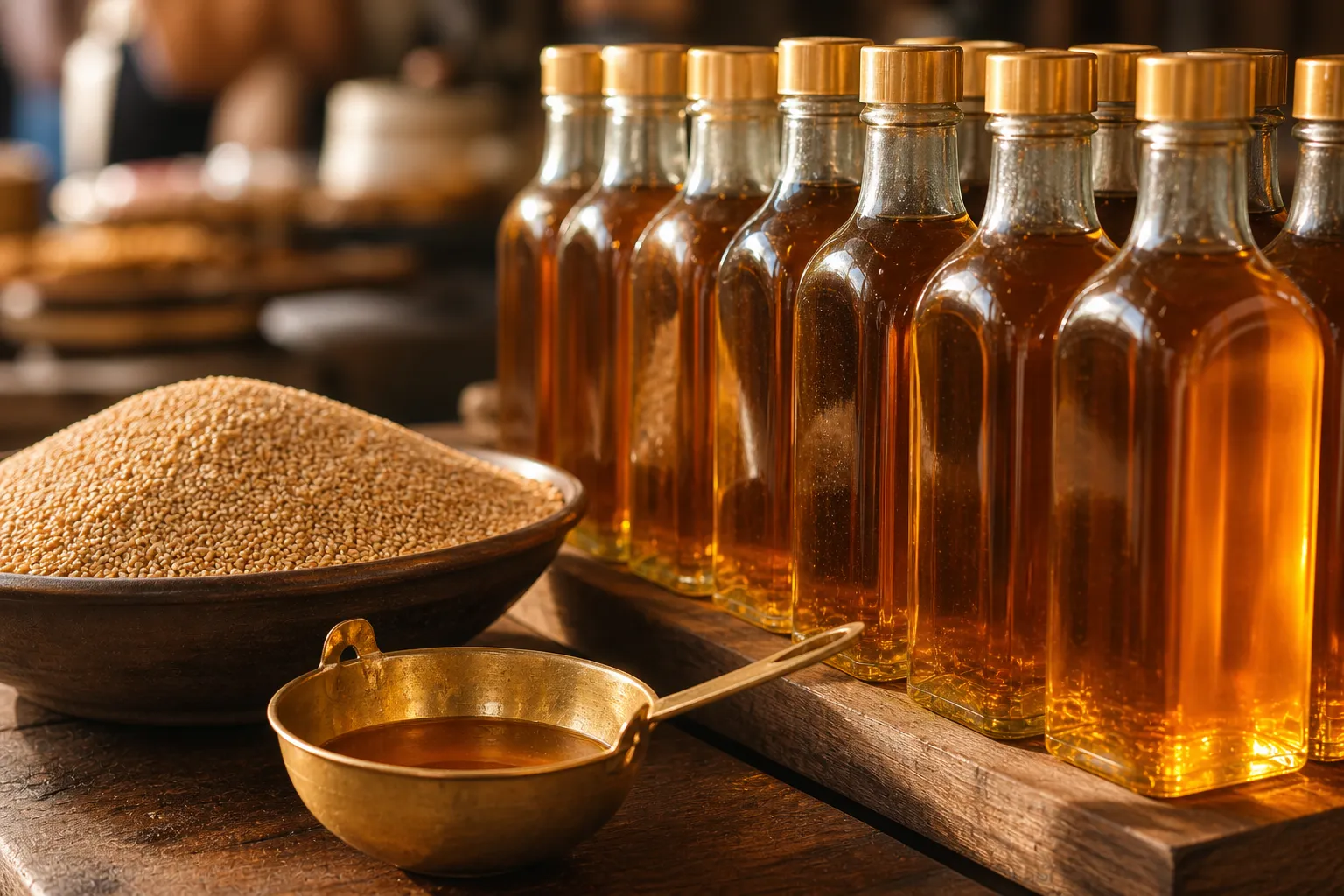 Chungbuk Oil Mill sesame oil Jungbu Market guide