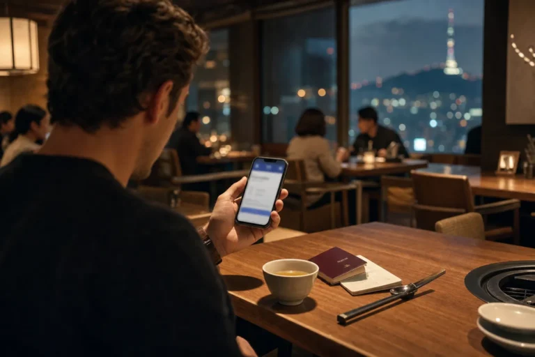 Naver passport verification reservations Seoul restaurant booking