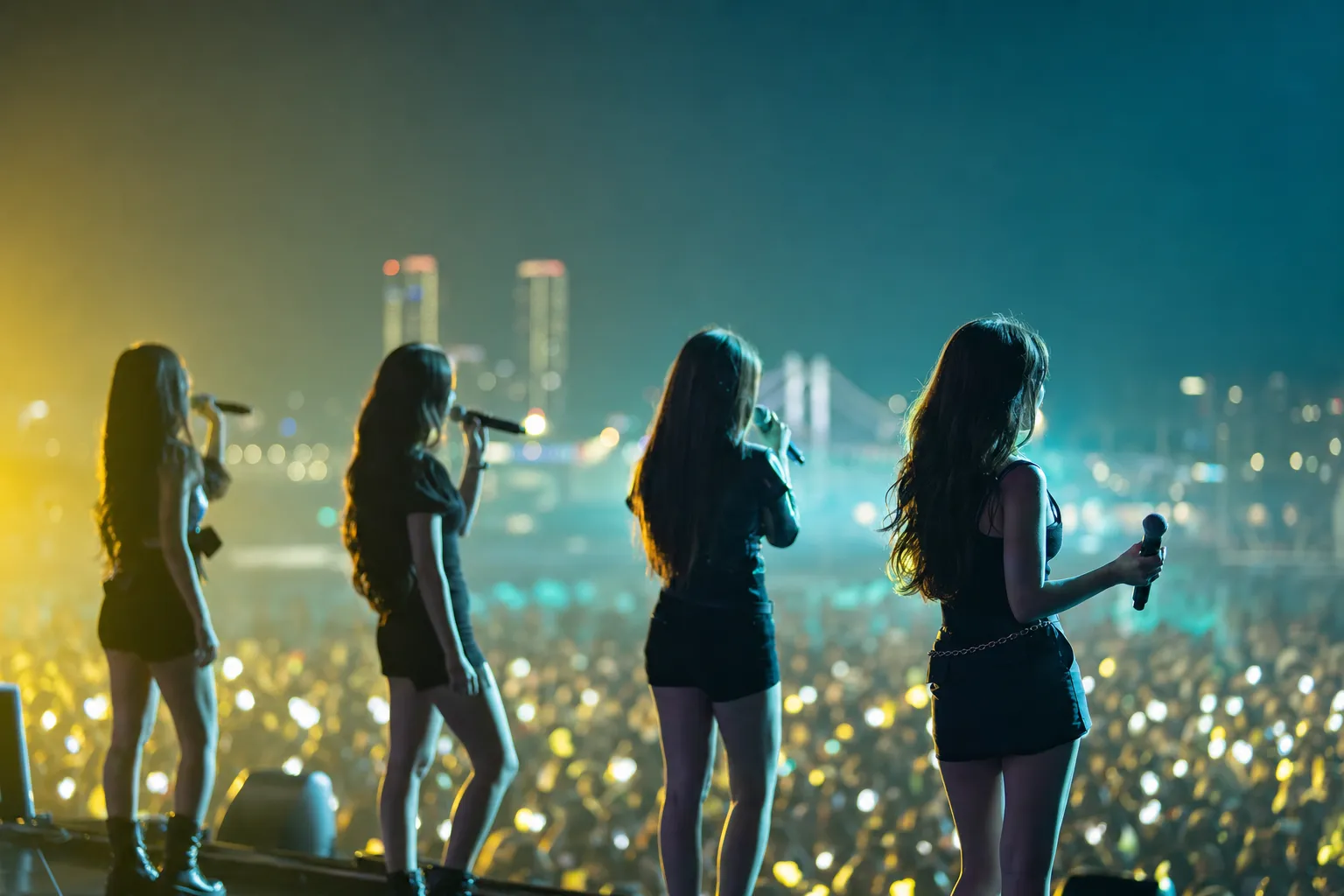 Hearts2Hearts Lemon Tang lip sync debate Busan festival stage concept