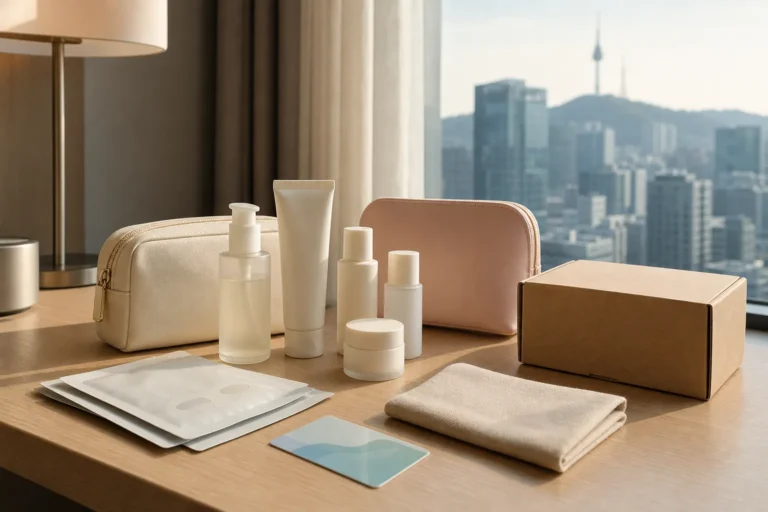 WOWPASS Beauty Set Guide Seoul traveler beauty set concept