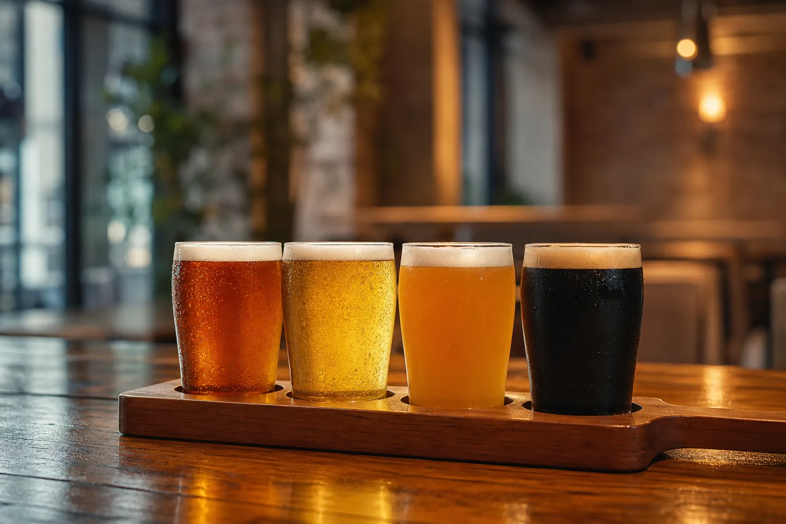 Seongsu Taproom Samplers craft beer flights in Seongsu thumbnail concept