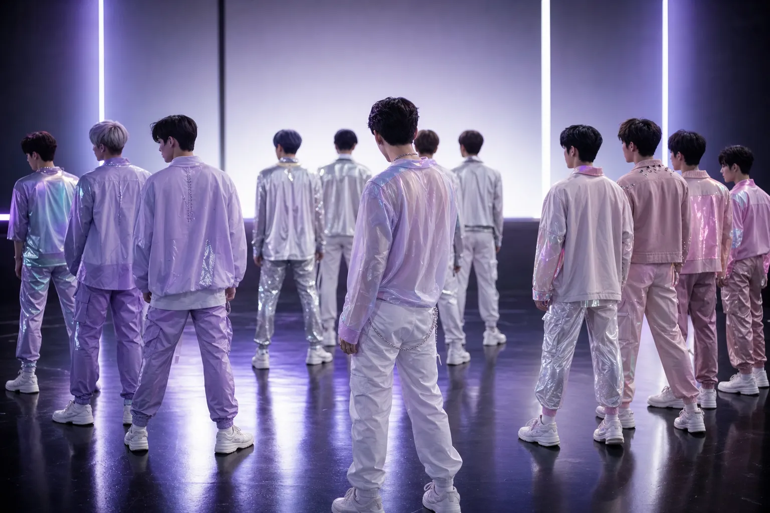 LE SSERAFIM, ILLIT and KATSEYE Iconic by Mistake MV stage concept