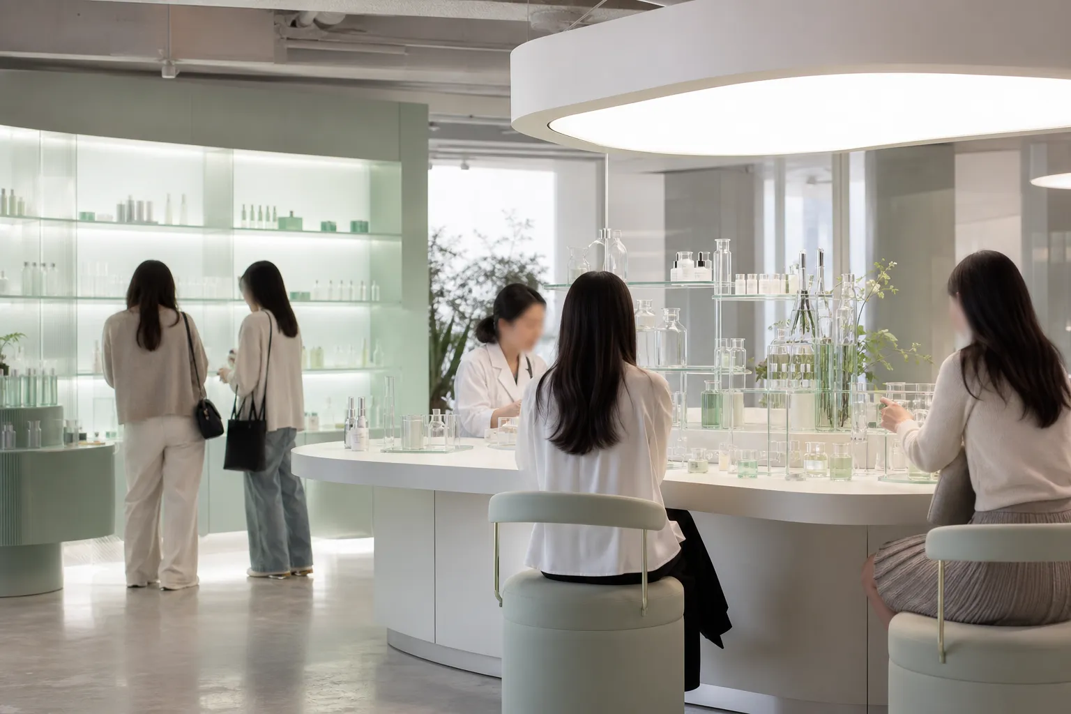 Dr.G Seongsu Popup Guide Soothing Repair Lab at Olive Young Seongsu concept