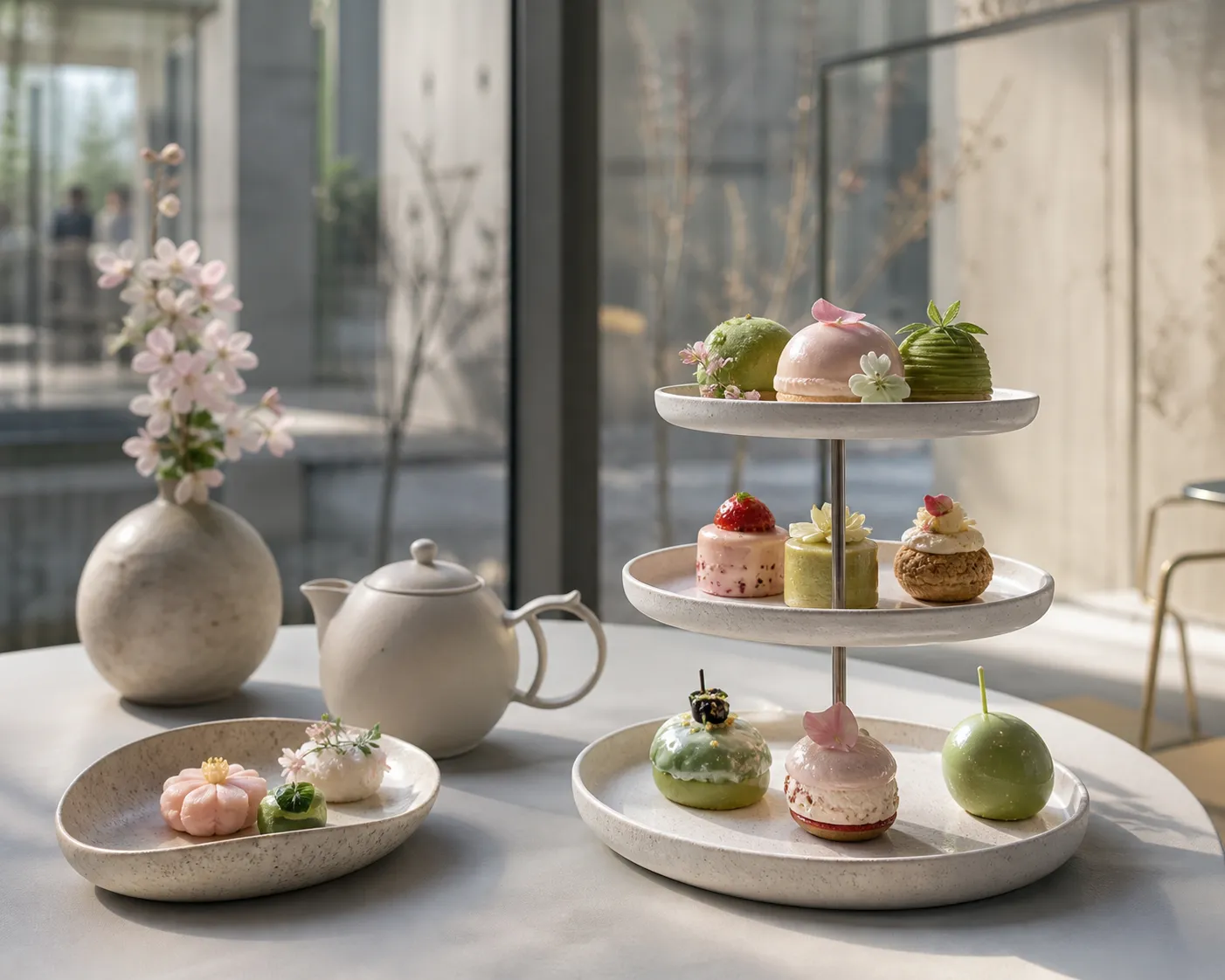 Spring Palette Afternoon Tea Nudake Teahouse Seoul thumbnail concept