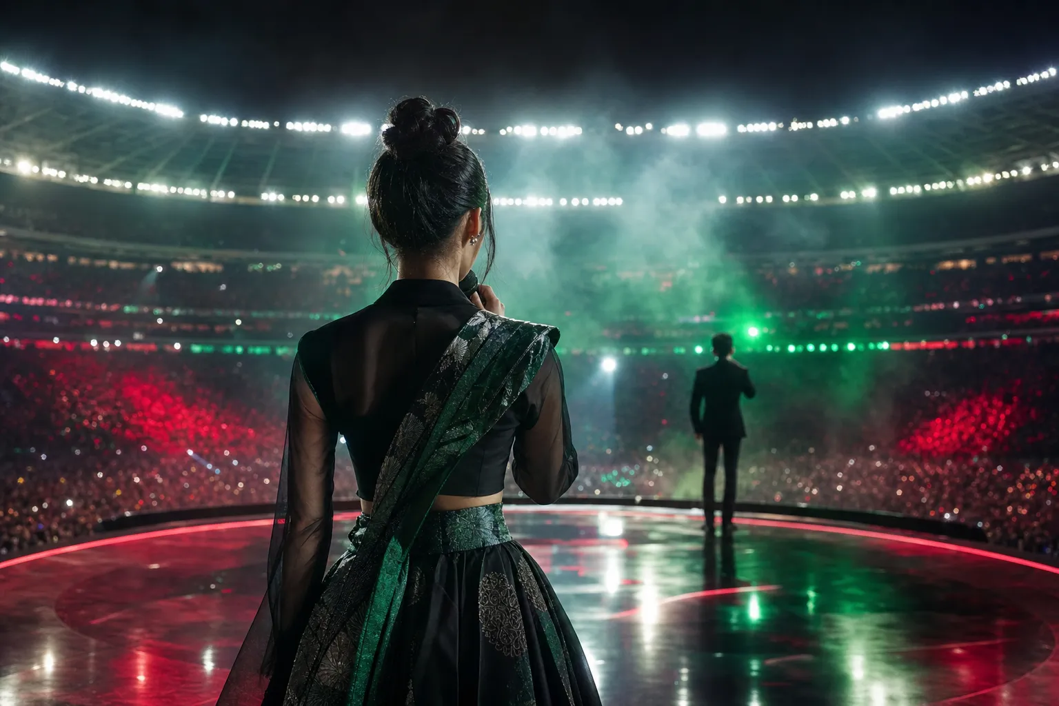EJAE’s “DNA” Stage Brings Korean Lyrics to the FIFA World Cup Opening Ceremony stage concept