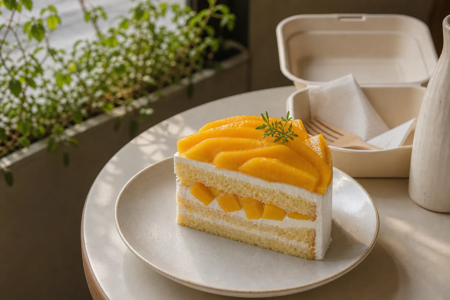 Earth Us Yeonnam mango cake seasonal dessert