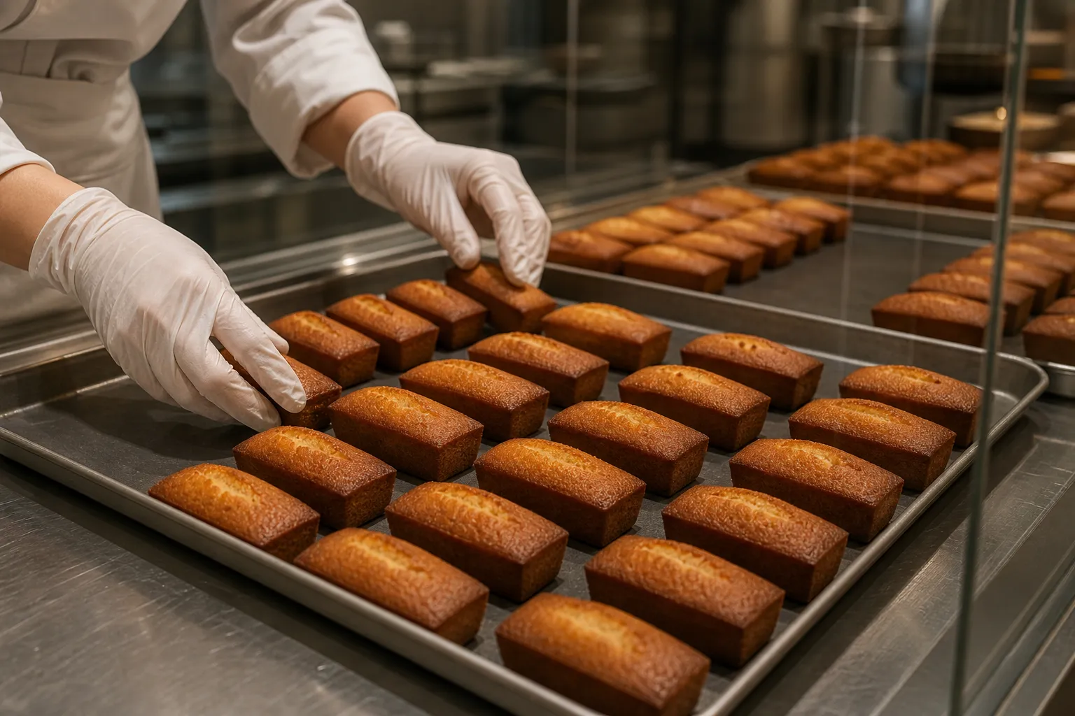 Bricksand Seongsu Factory: A Seongsu Brick Cafe Built Around Dessert Production 2 Bricksand Seongsu Factory brick-shaped financier production in Seoul