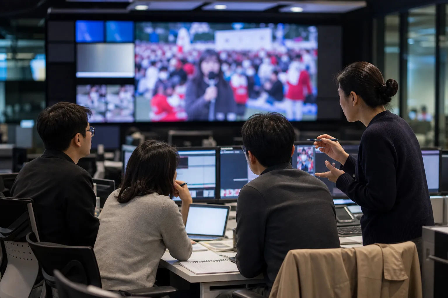 Korean Reporter Kiss During World Cup Coverage Sparks Consent Debate 2 한국 기자 키스 World Cup consent debate Seoul newsroom concept