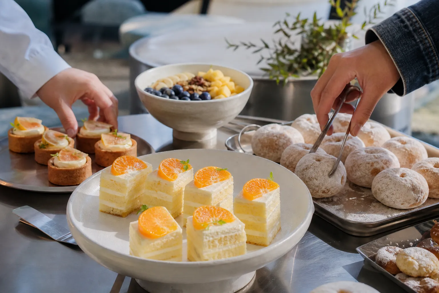 Seongsu dessert pop-up Jeju citrus desserts milk donuts acai bowls guide concept