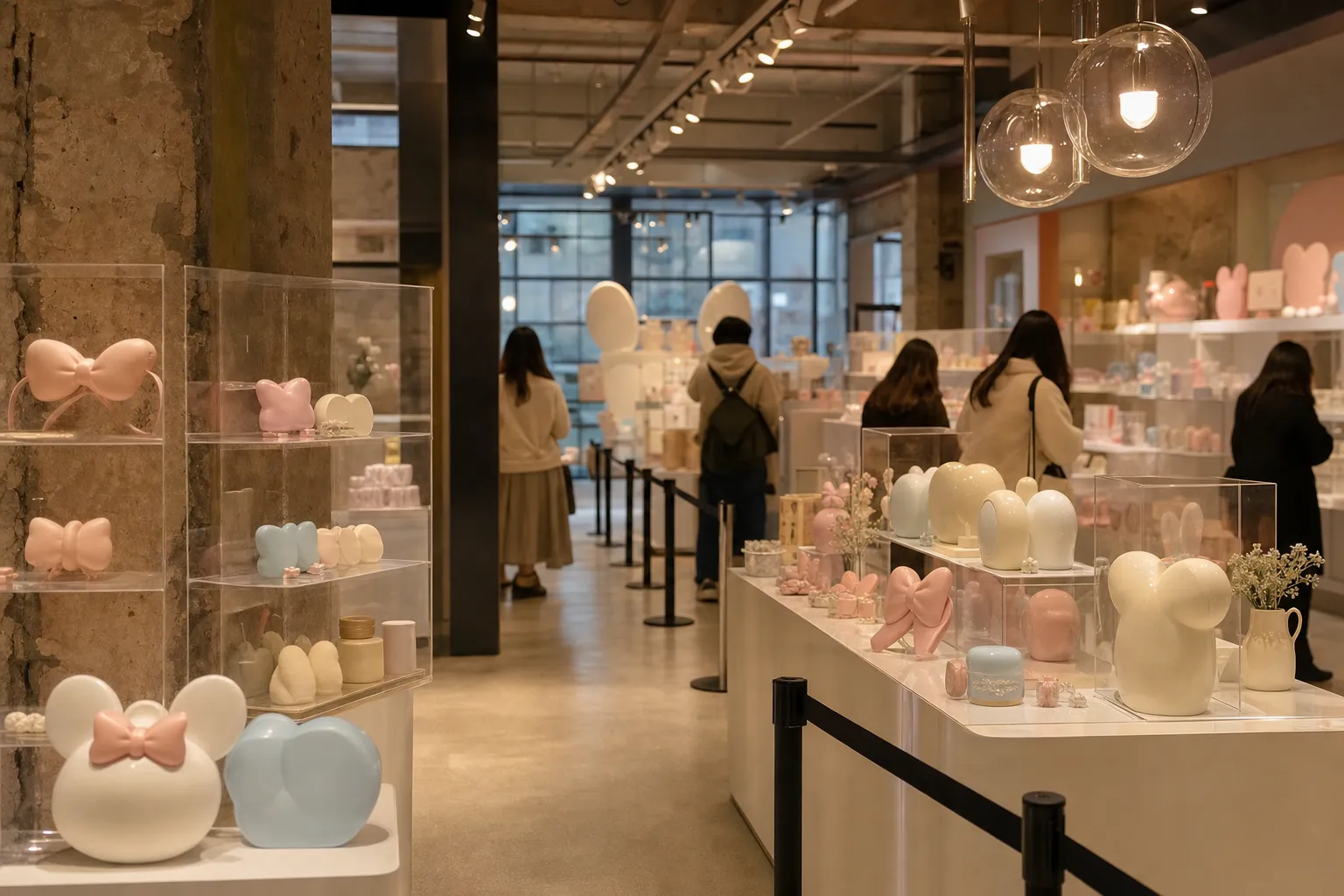Okid X Sanrio Characters Seongsu pop-up venue guide concept
