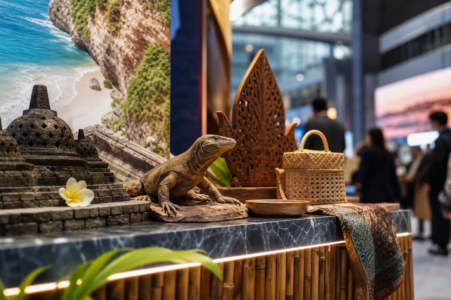 SITF 2026 Indonesia Pavilion Guide: Wonderful Indonesia Wins Best Booth Design in Seoul 2 서울국제관광전 인도네시아 부스 COEX Hall C tourism products concept