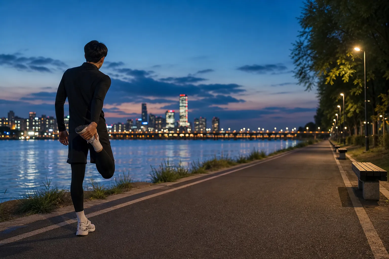 Han River Running Guide: 7979 Seoul Running Crew, Routes, Hours, and Safety Notes 2 Han River running routes Yeouido runner facilities Seoul