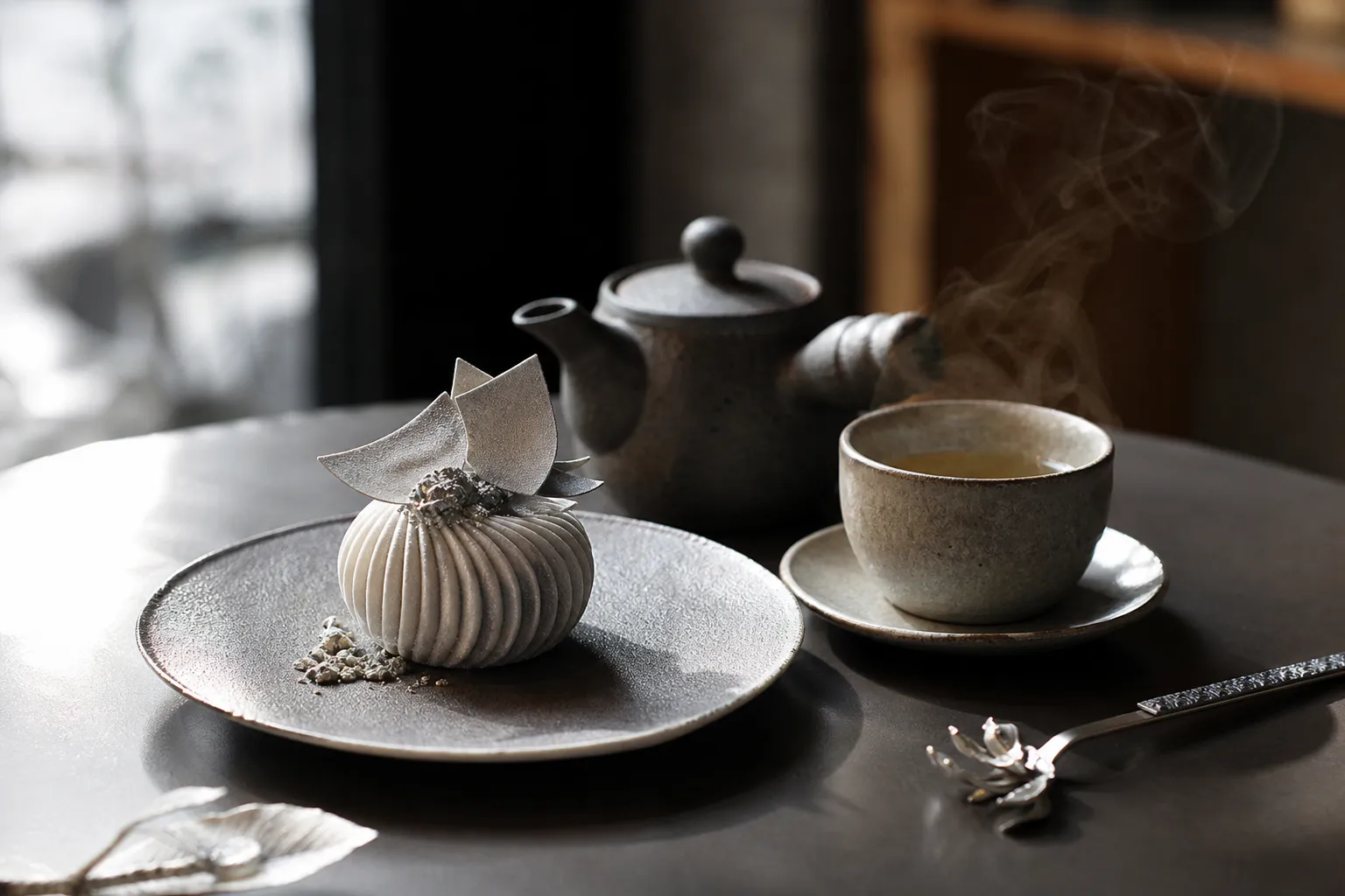 누데이크 티하우스 성수 tea dessert menu concept