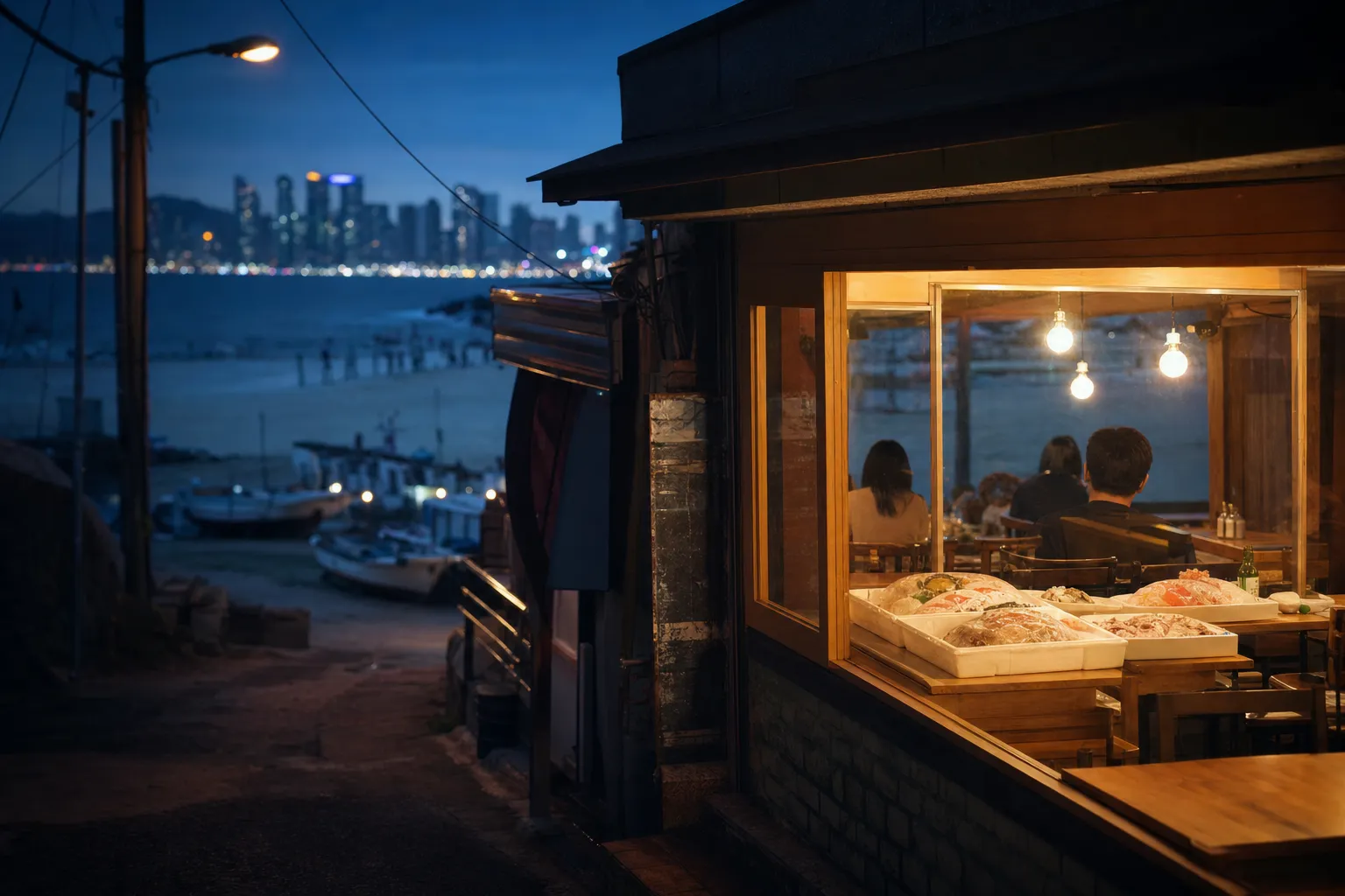 Haeundae Hidden Sashimi Restaurants: A Beachside Guide to Mipo, Dalmaji-gil, and Local Favorites 2 Mipo raw fish houses in Haeundae Busan