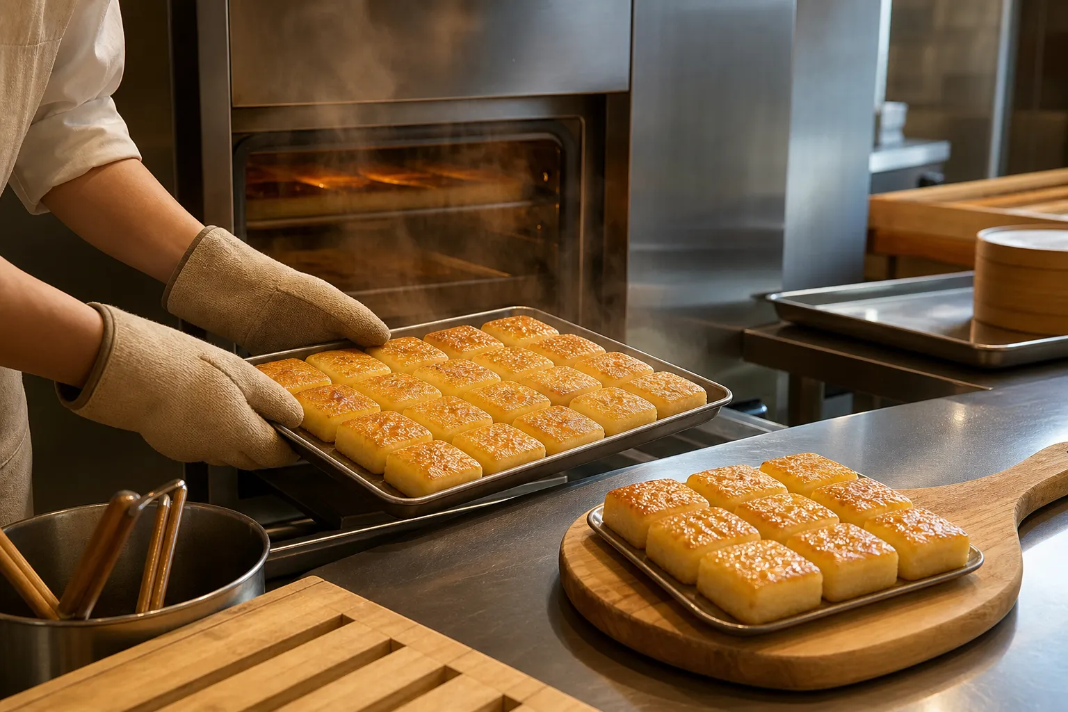 Saddler Haus Butter Tteok baked every 30 minutes Garosugil