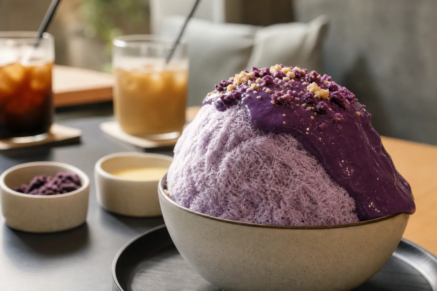 성수 우베 빙수 Seoul dessert cafe trend
