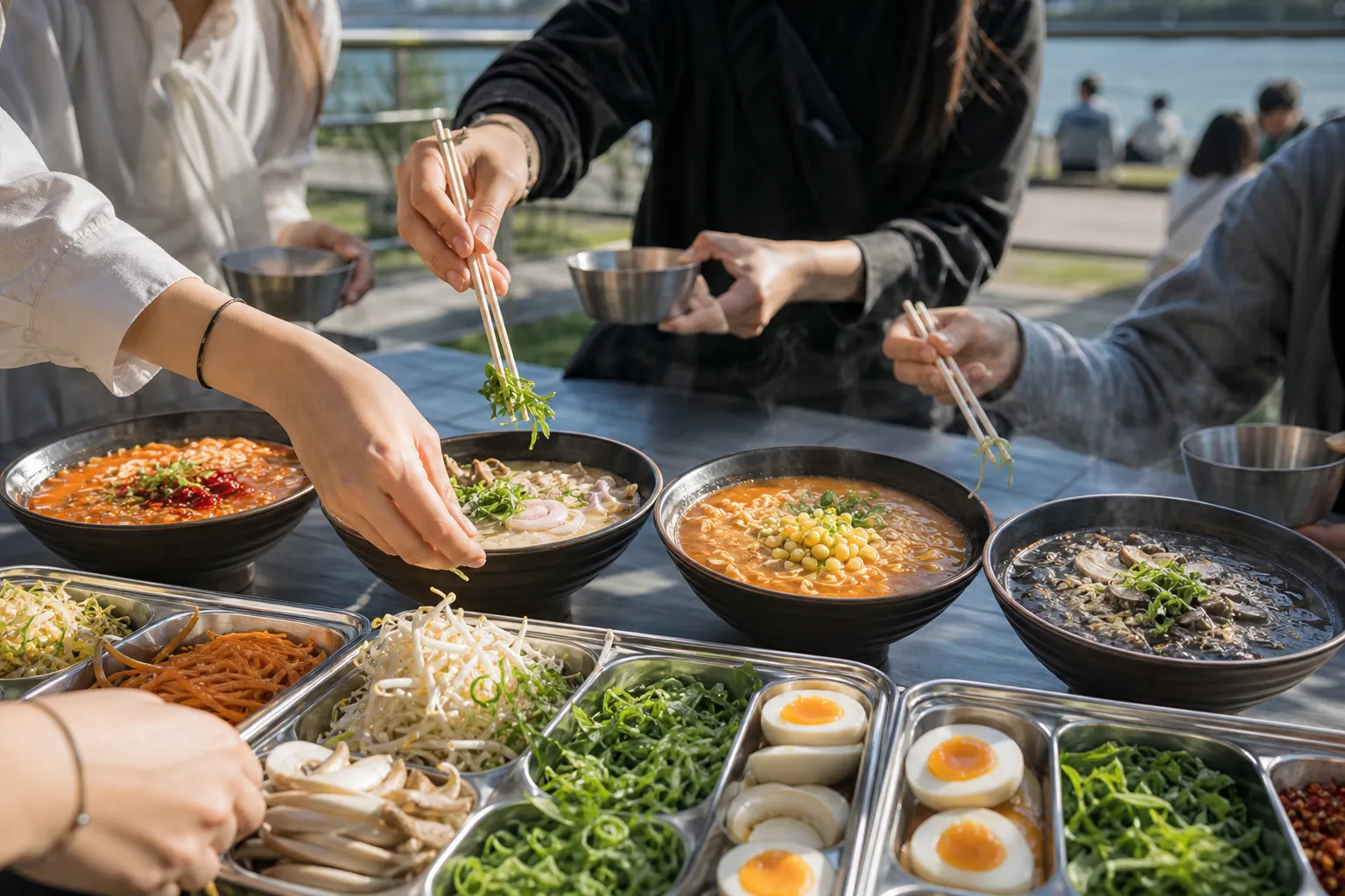 Hangang Ramen MBTI Tasting make your own ramen program Seoul trend
