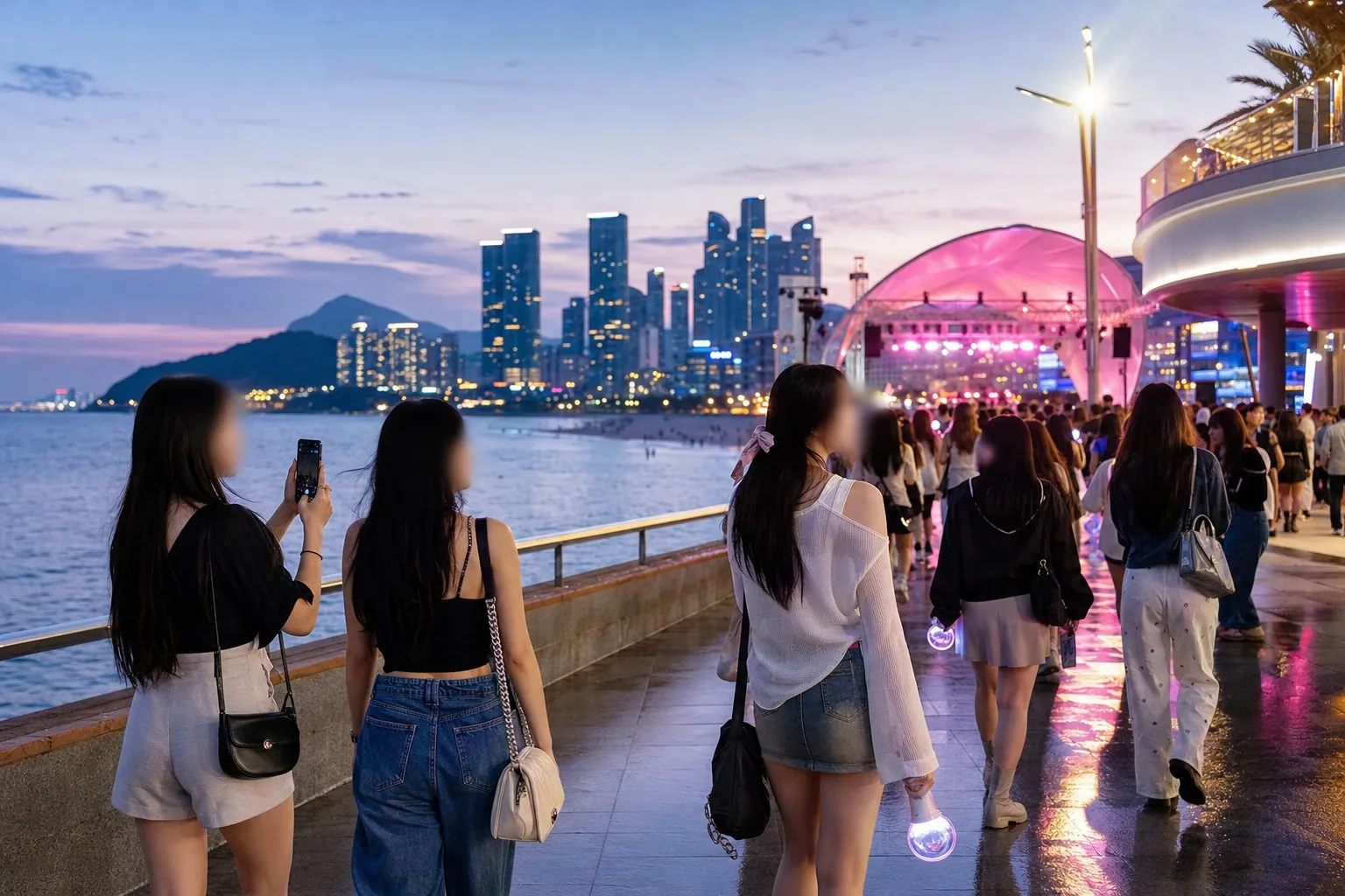 Stray Kids Busan BIAS campaign coastal city K-pop tourism trend