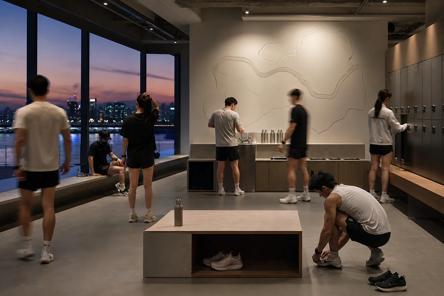 Yeouido Han River Running Hub services and hours guide