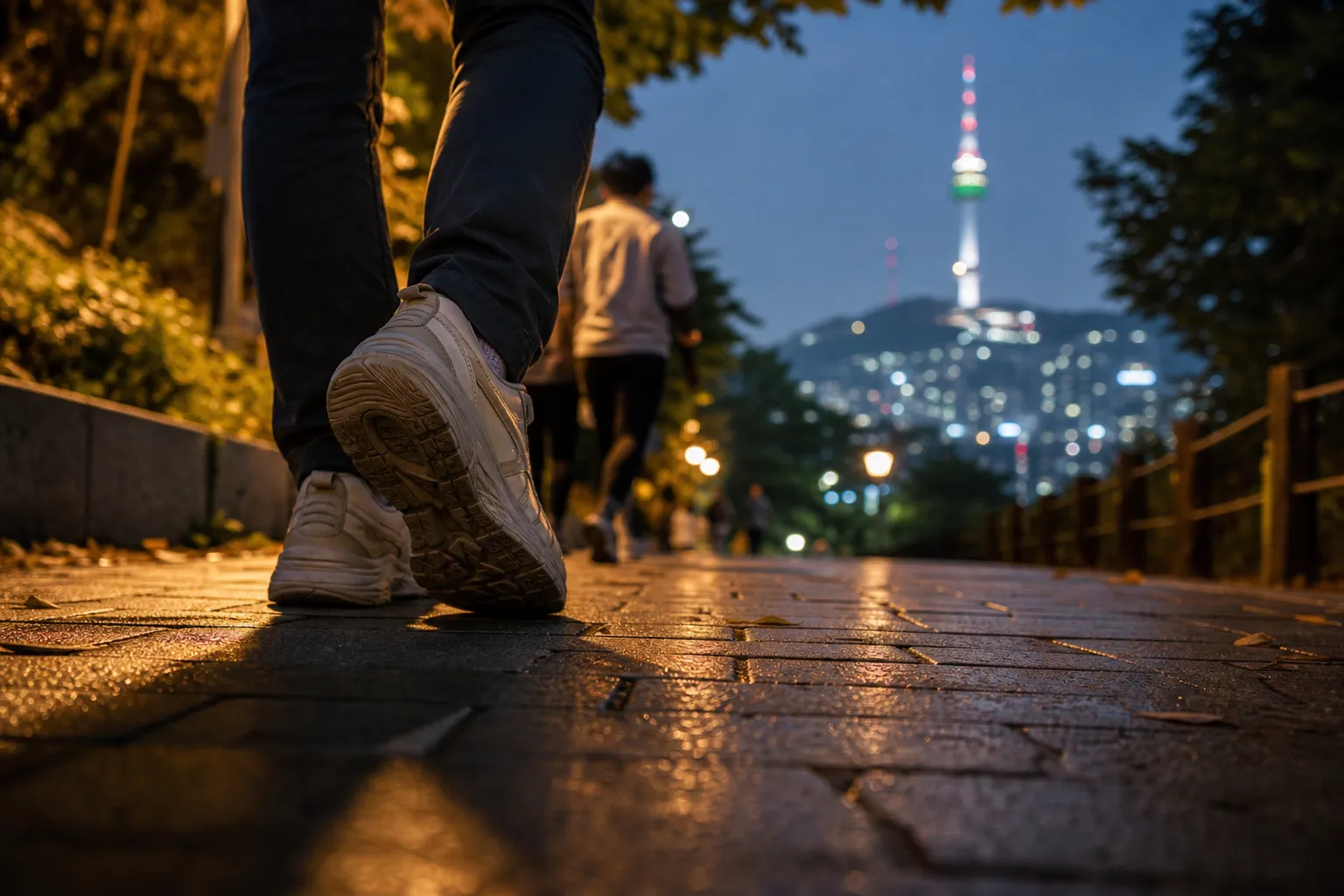 남산 6km 야간 걷기 N Seoul Tower Night Walk route
