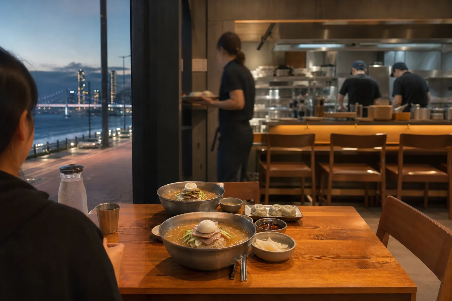 Jangsan Milmyeon Gwangan Direct Branch Gwanganri restaurant atmosphere