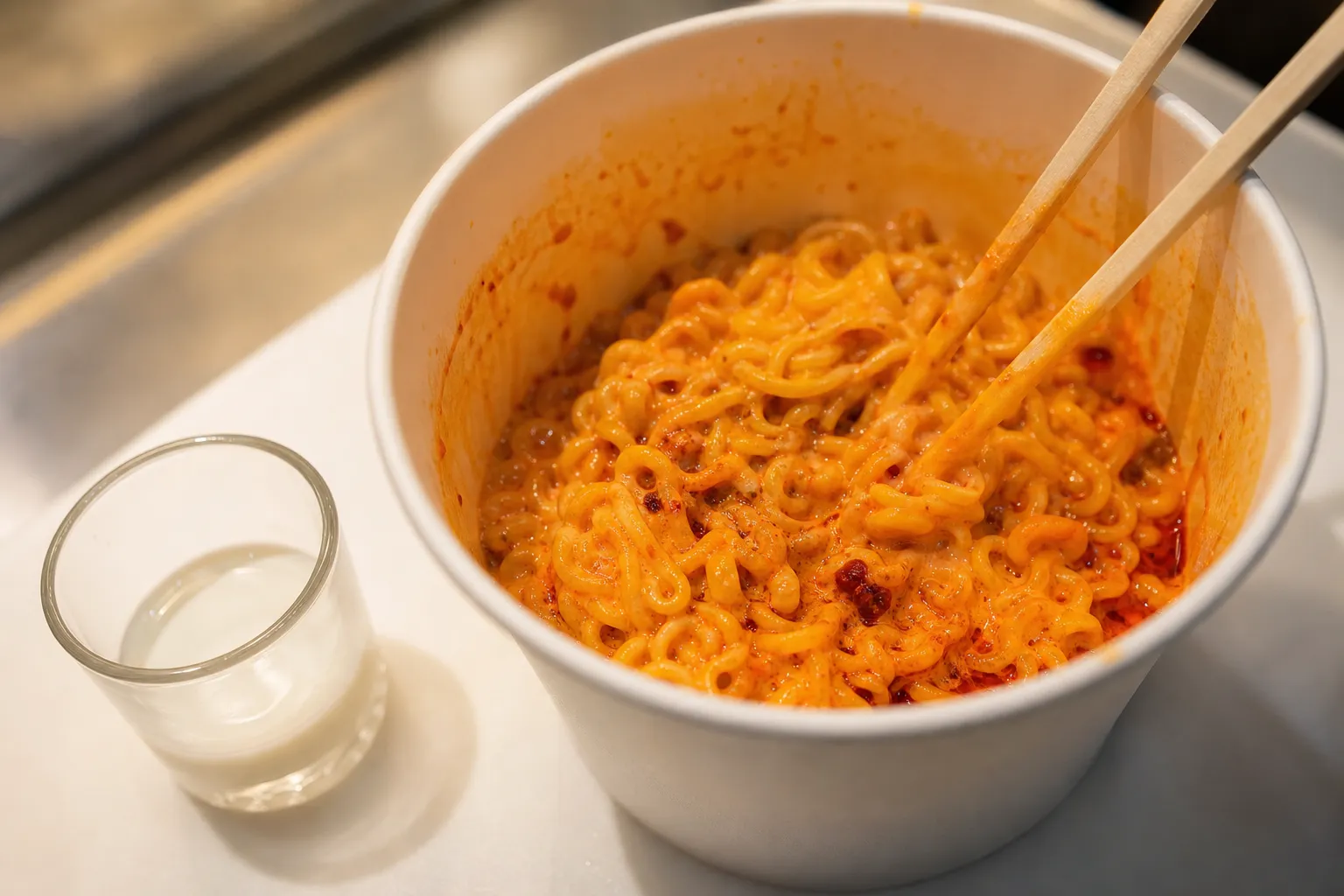 CU Cheat Key Real Cream Buldak Flavor ramen guide