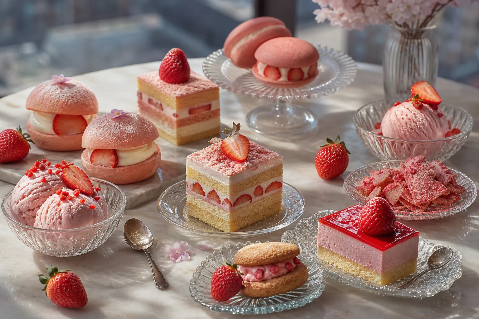 Lotte Wellfood spring strawberry dessert lineup 2026 Seoul trend