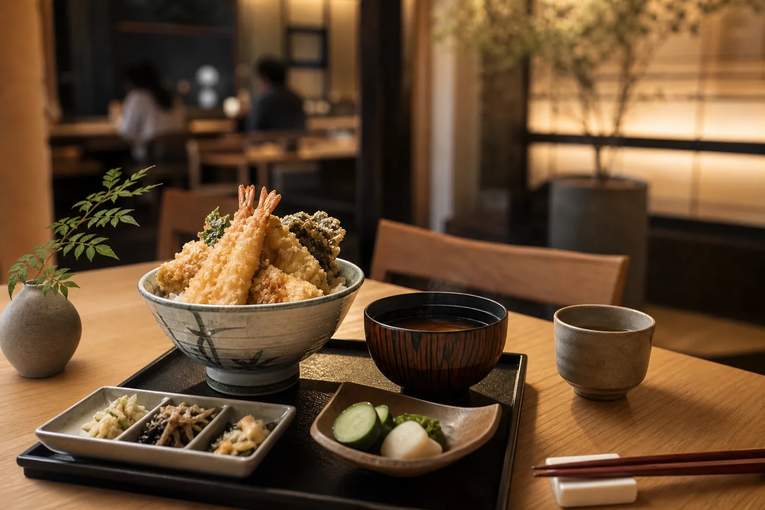 Onkijung Tendon in Sinsa Kyoto style Japanese home meal