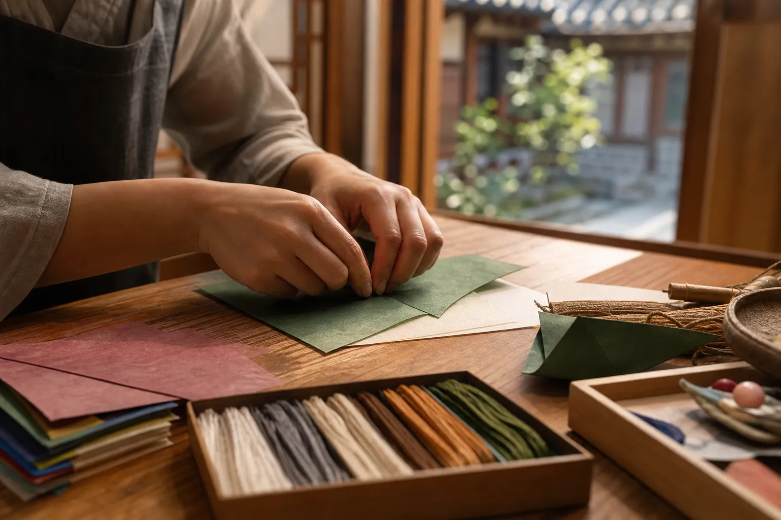 Bukchon Traditional Crafts Center craft program hands-on class concept