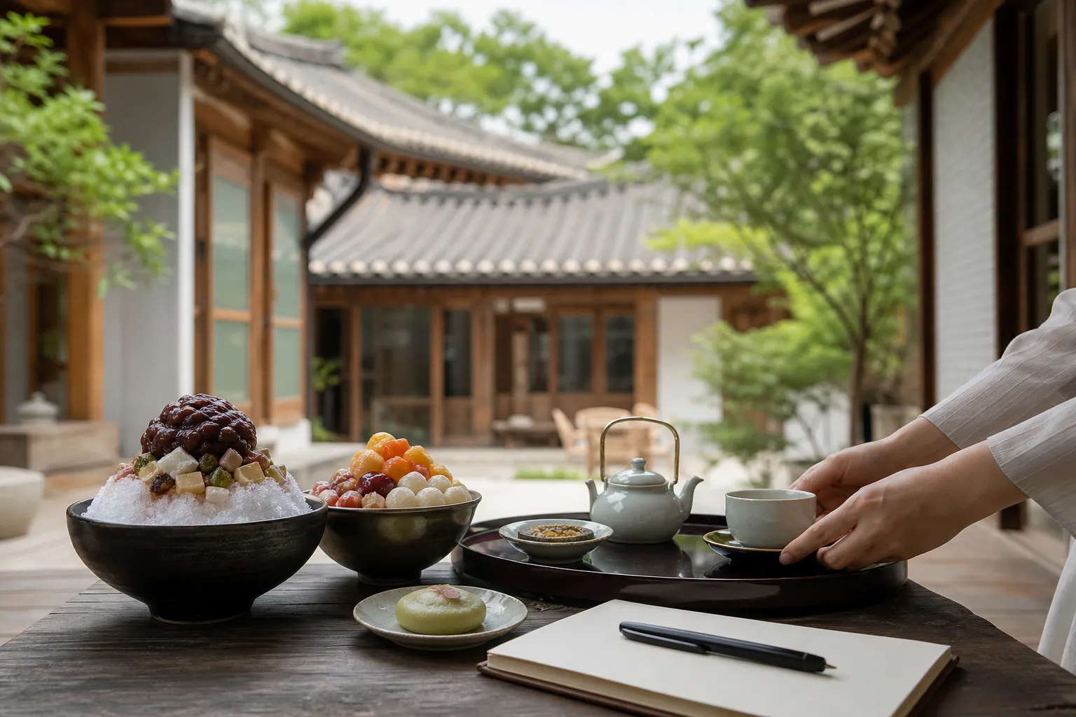 Namsangol Summer Dessert reservation at Namsangol Hanok Village Seoul