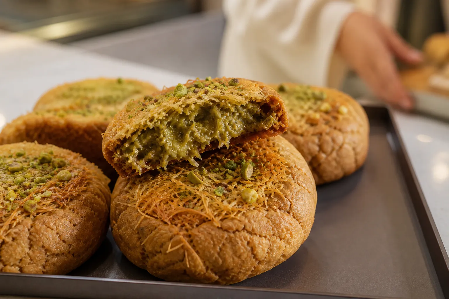 Yeonnam JamJam Dubai Cookie: What to Know About the Limited Dubai Chewy Cookie Trend 2 연남 잼잼 두바이쿠키 pistachio kadaif Seoul dessert trend